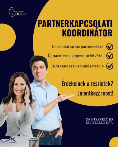 Partnerkapcsolati koordinátor állás Budapest III. kerületben – rugalmas munkavégzéssel és home office lehetőséggel