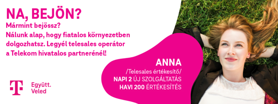 Telekommunikációs tanácsadó, telefonos értékesítő állás – Home Office lehetőség